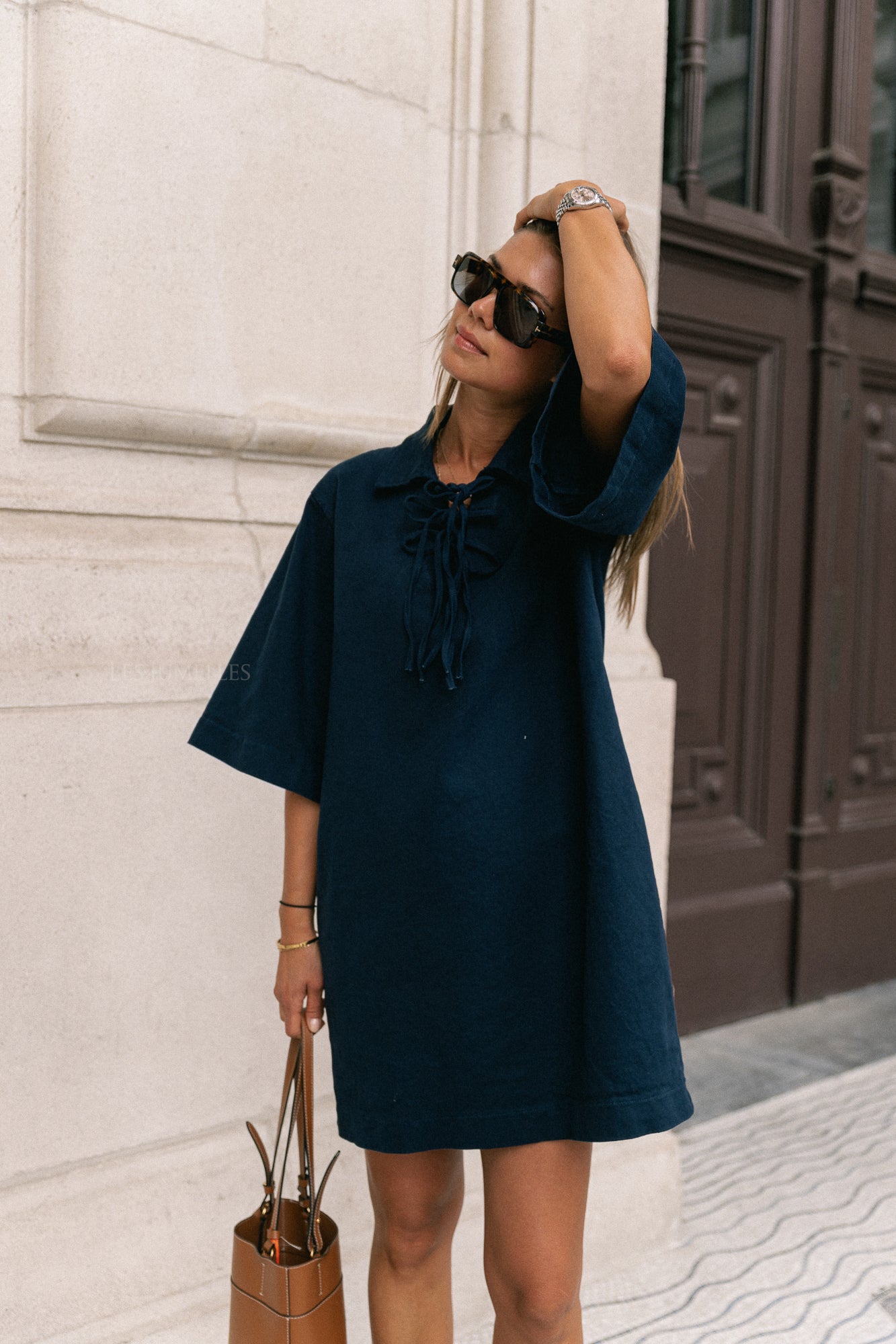 Leonie Kleid in Navy