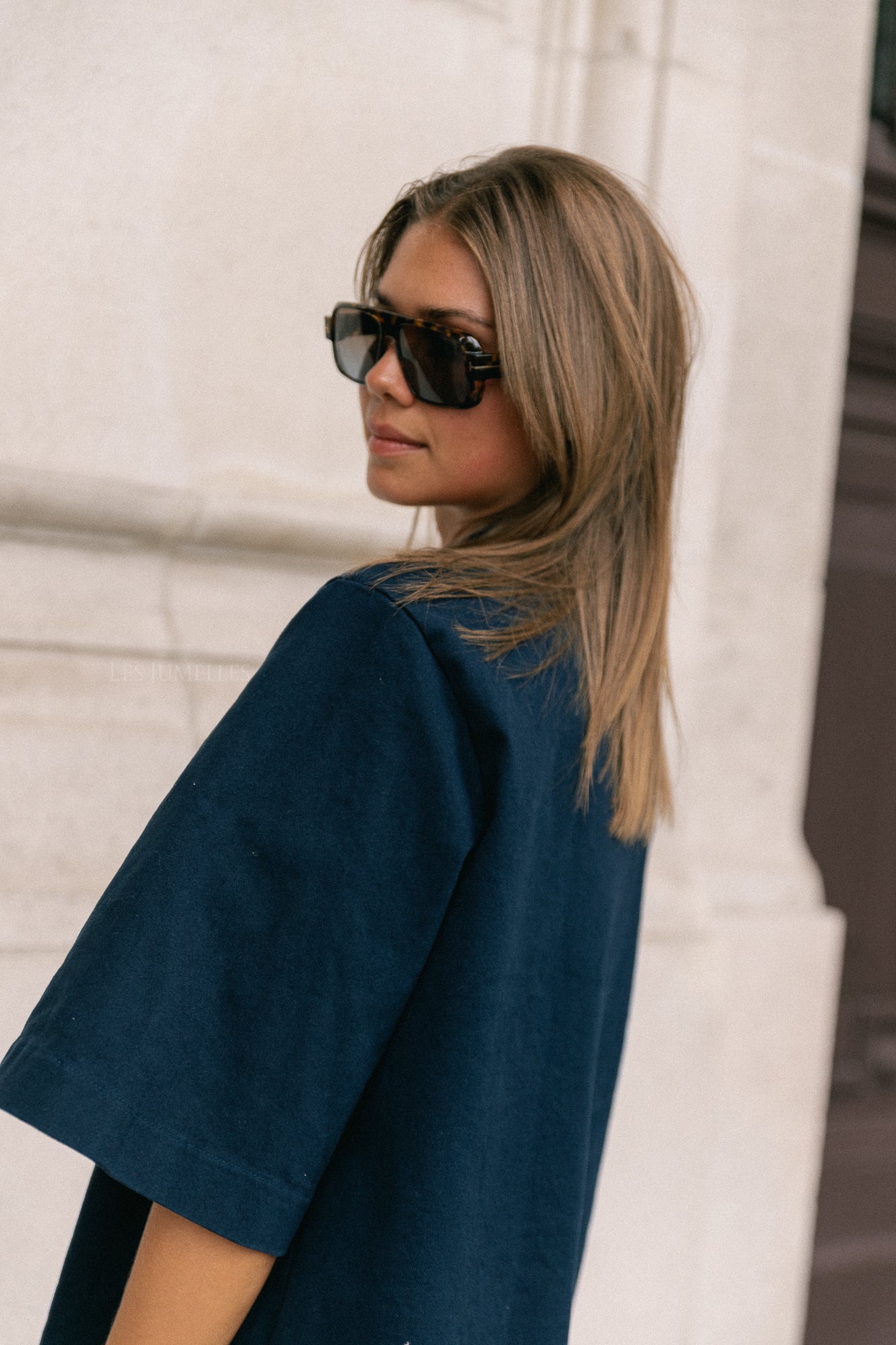 Leonie Kleid in Navy