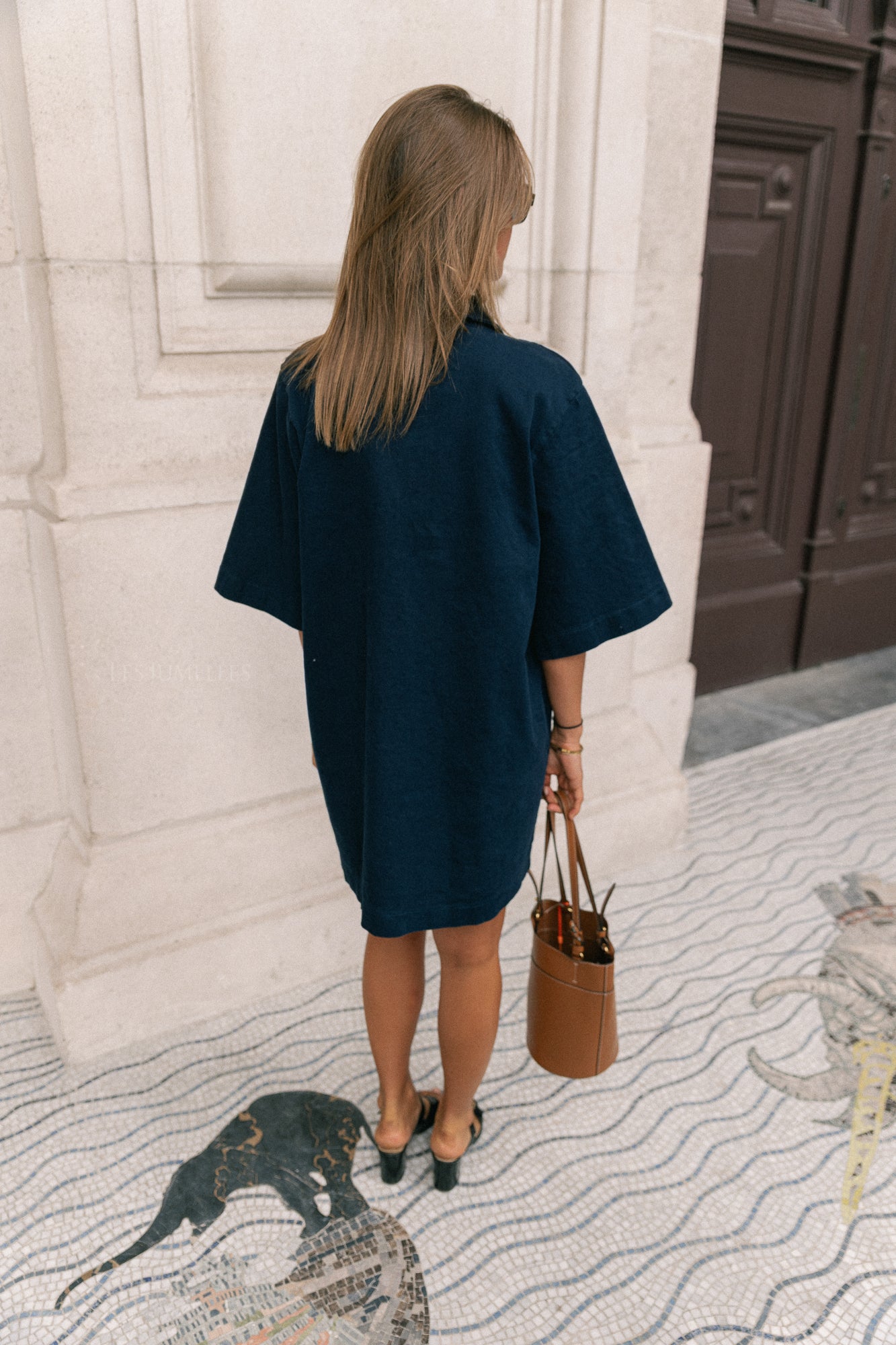 Leonie Kleid in Navy