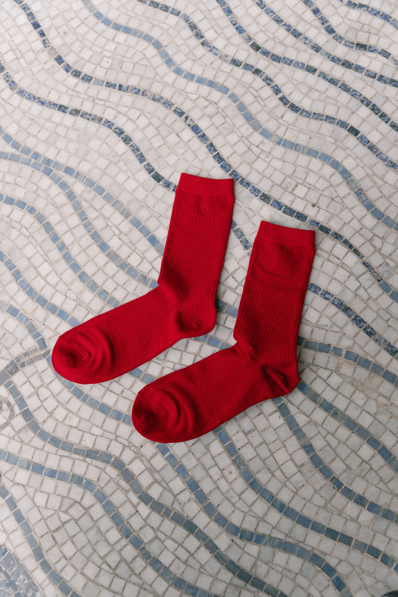 SLFRose sock equestrian red