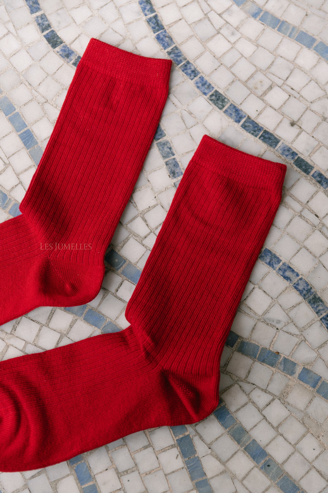 SLFRose sock equestrian red
