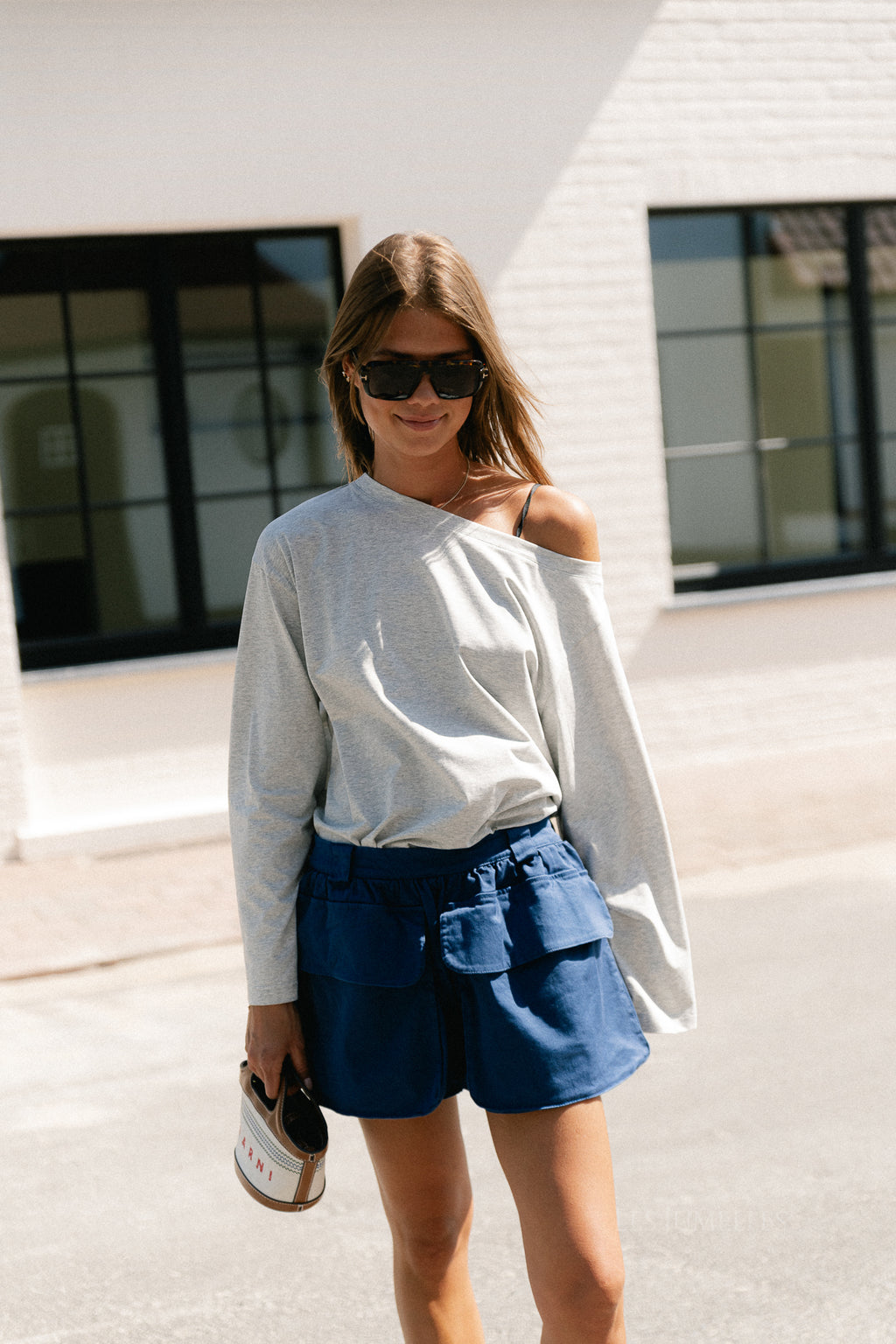 Alexandra balloon fit shorts true navy