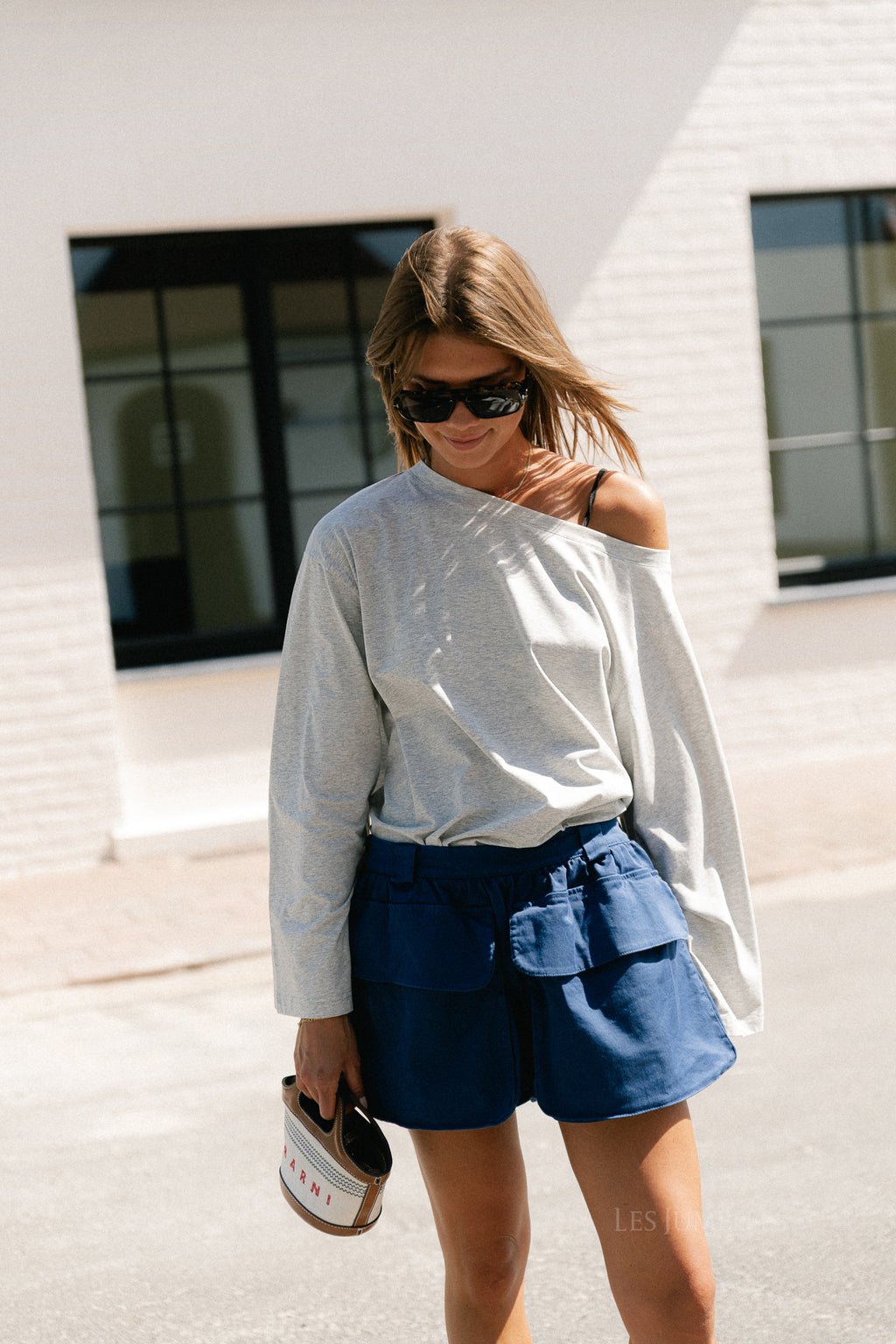 Alexandra balloon fit shorts true navy