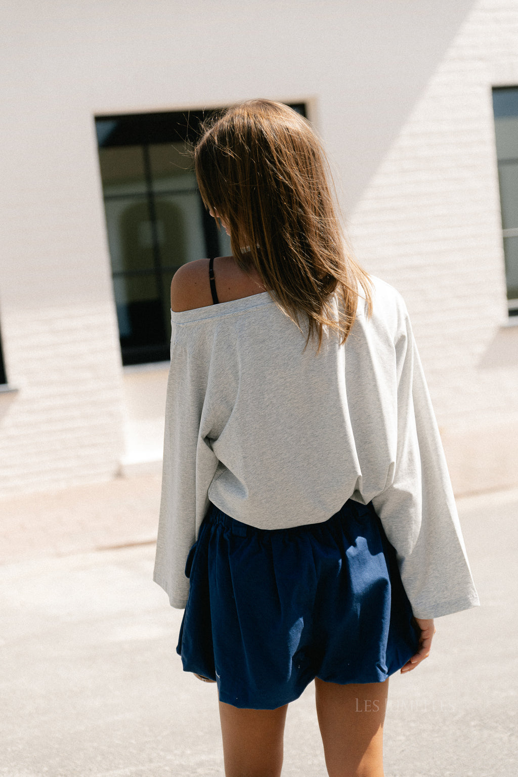 Alexandra balloon fit shorts true navy