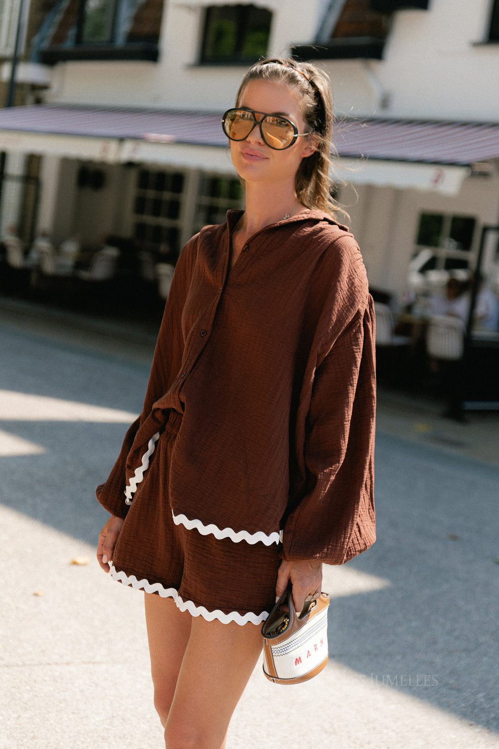 Tatum tetra shorts hot chocolate