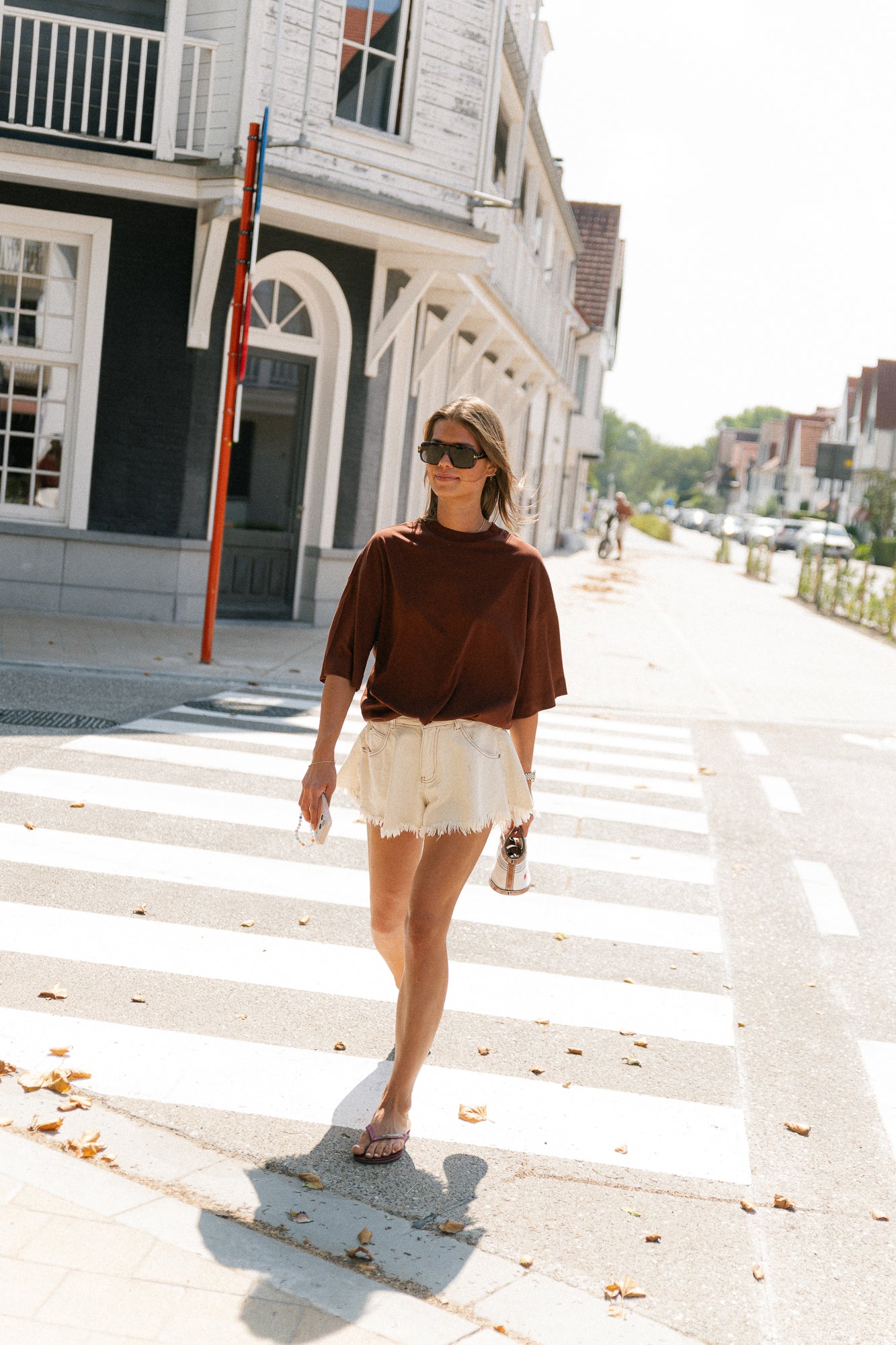 SLWColwoman 2/4 oversized tee cherry mahogany