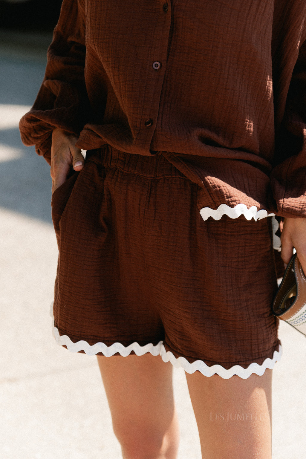 Tatum tetra shorts hot chocolate