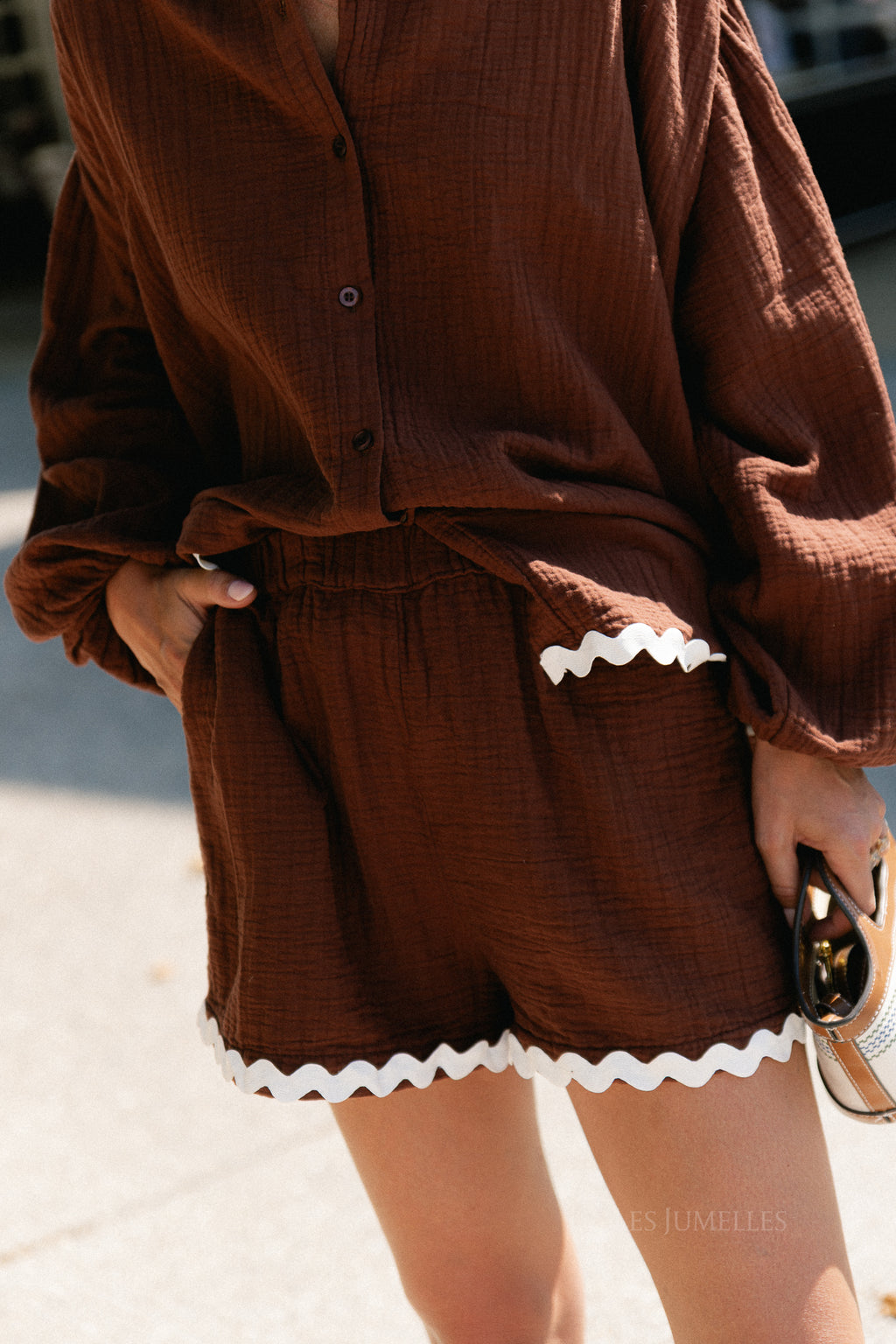 Tatum tetra shorts hot chocolate