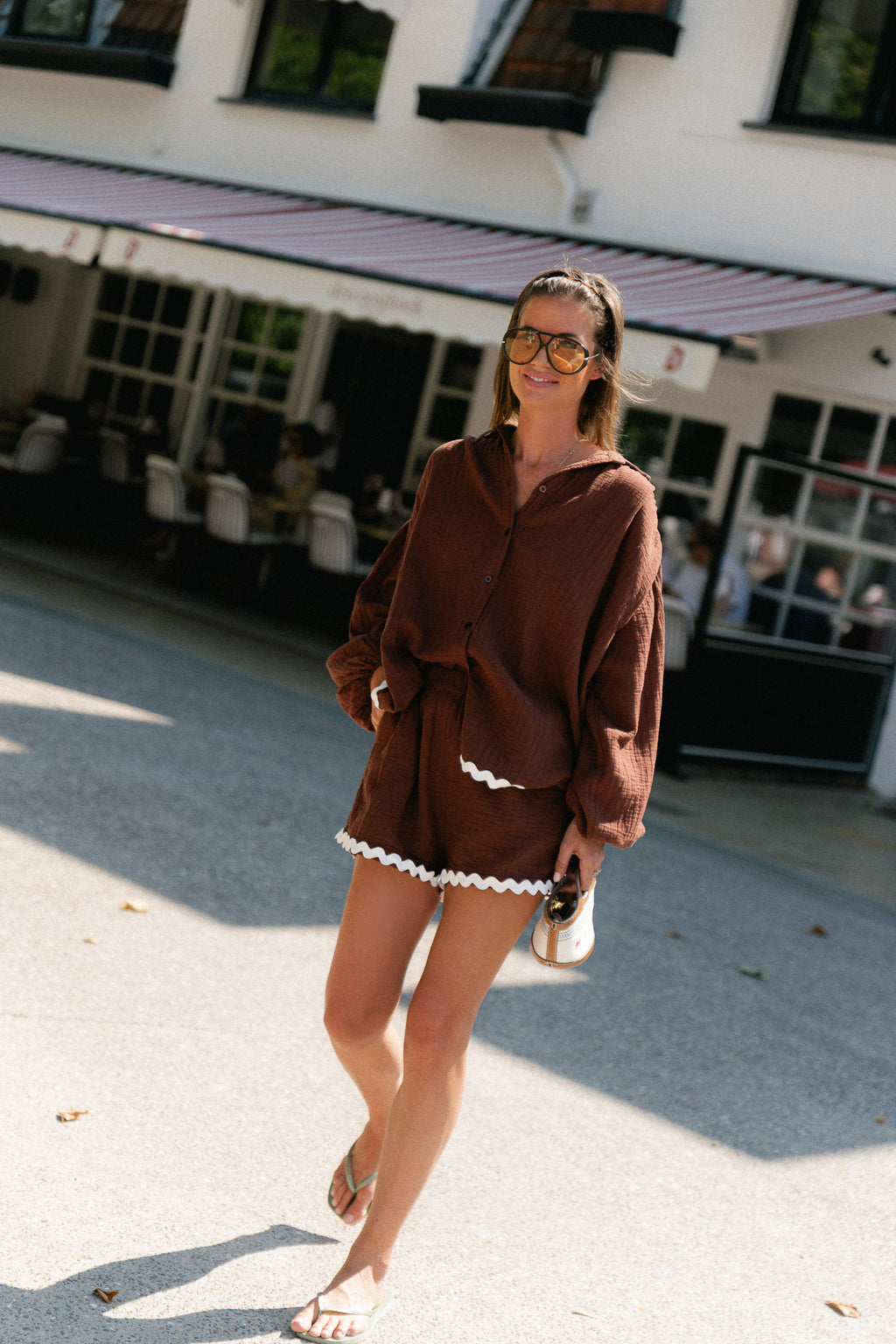 Tatum tetra shorts hot chocolate