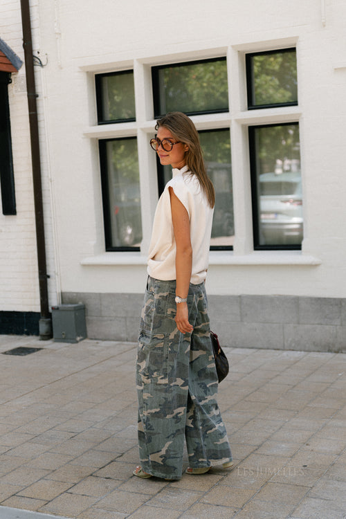Caby camouflage cargo jeans