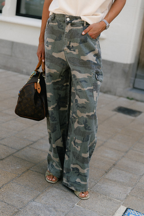 Caby camouflage cargo jeans