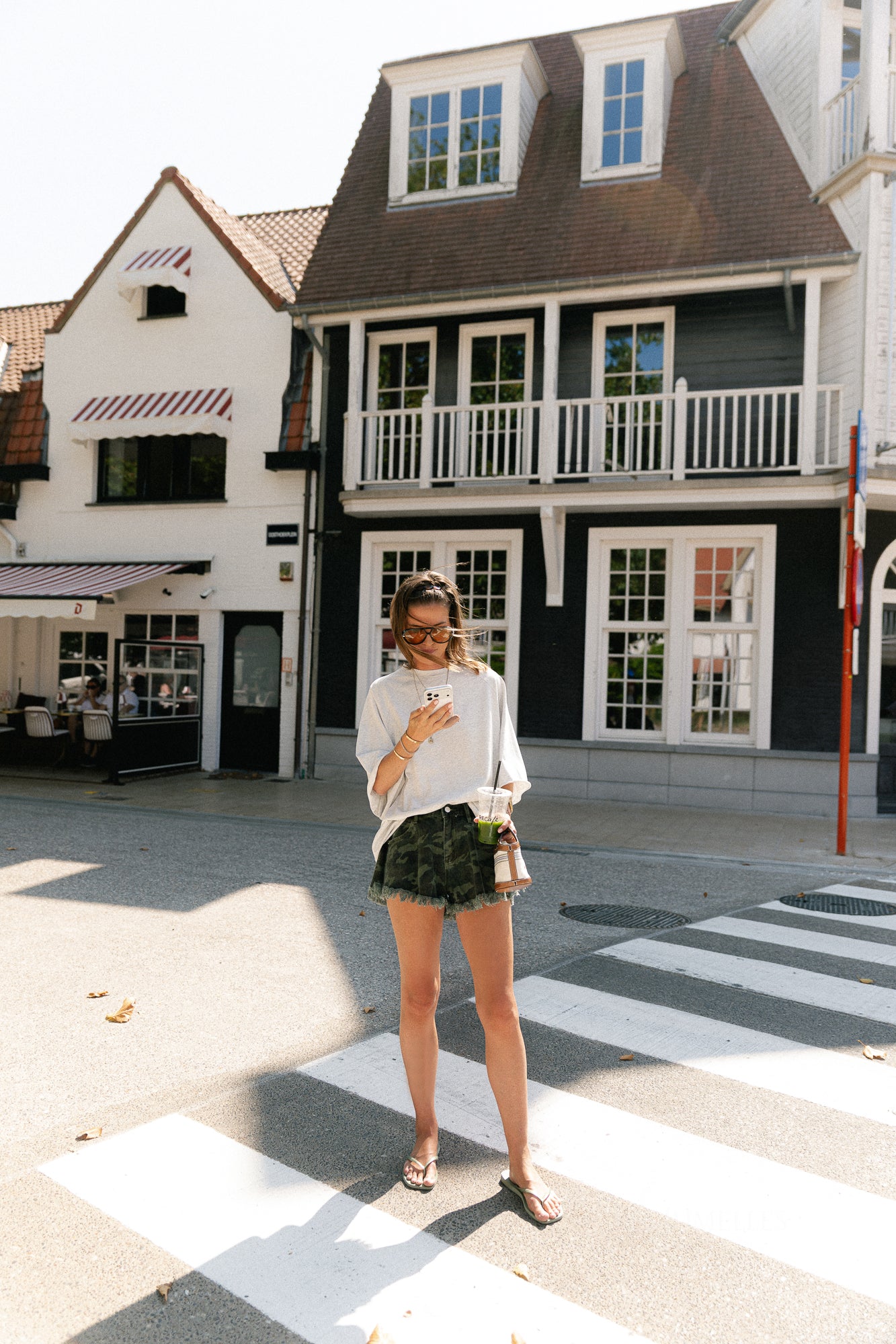 Jeanne T-shirt light grey melange