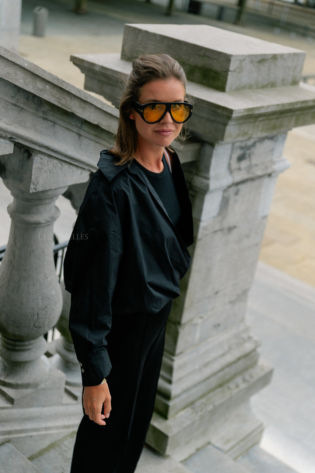 Lenzo blouse black
