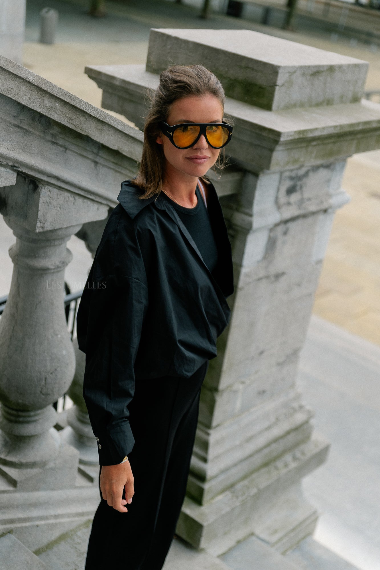 Lenzo blouse black