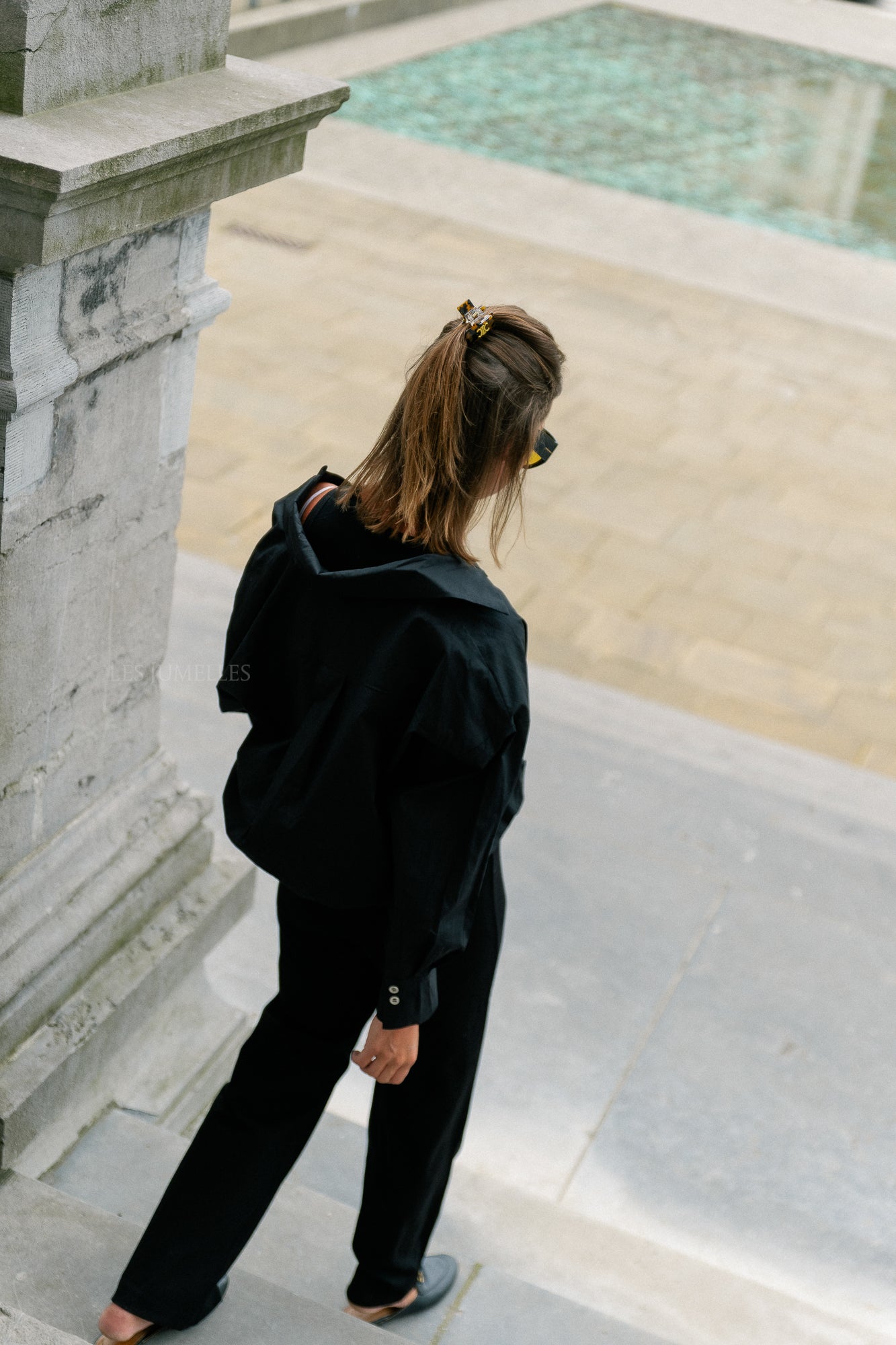 Lenzo blouse black