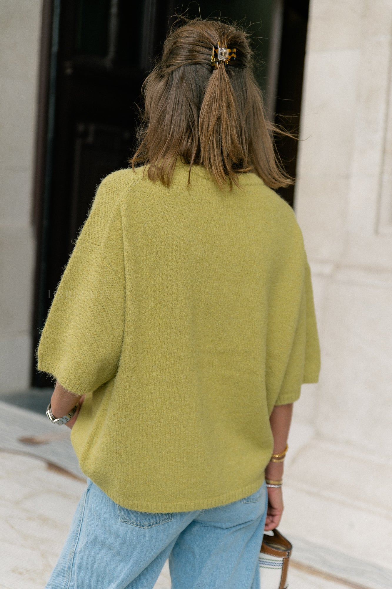 Kristine T-shirt leek green