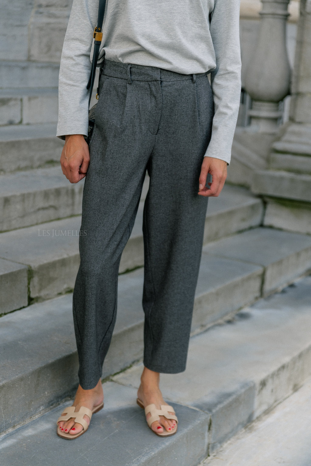 SLFBarrel Alma HW pants black structure