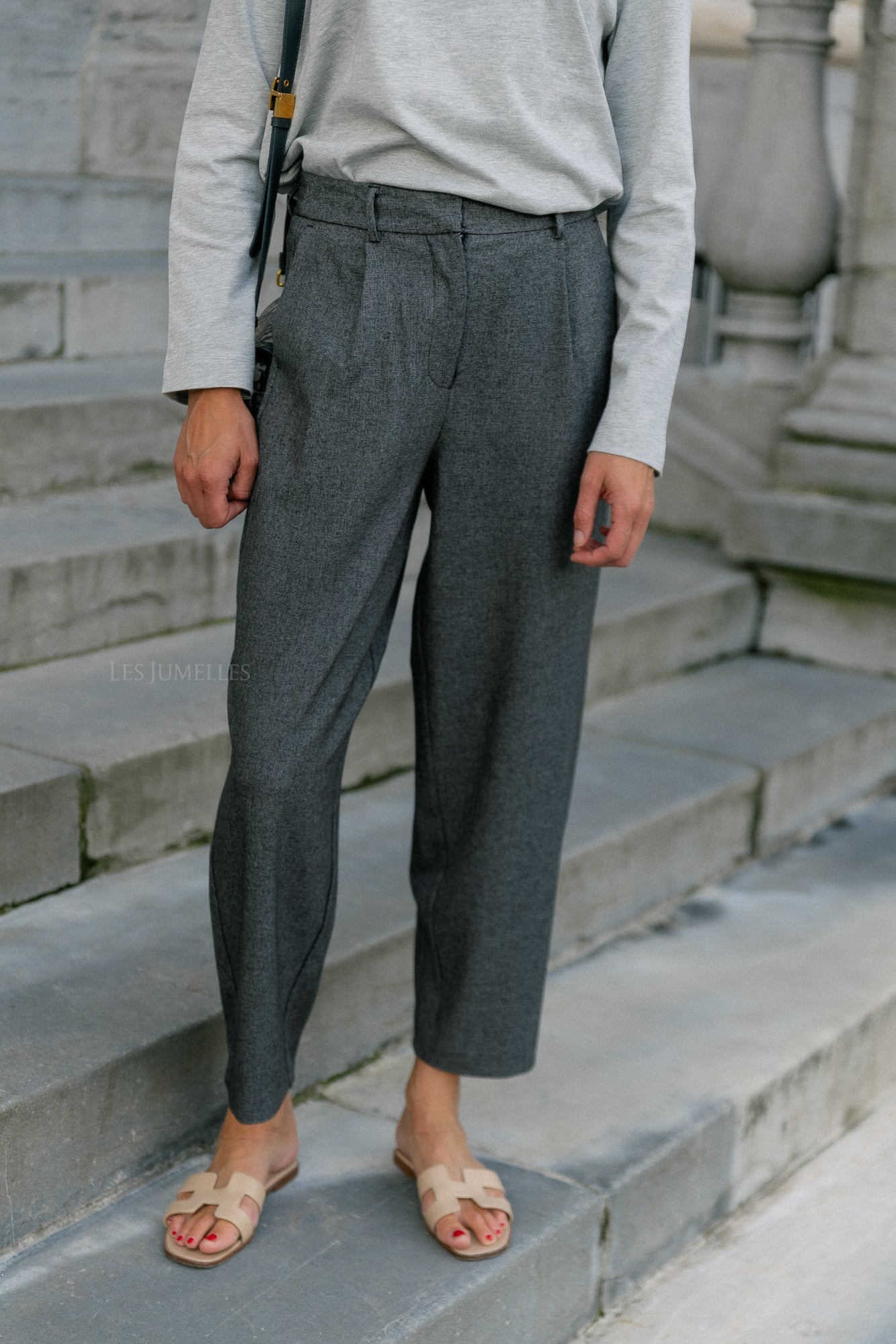 SLFBarrel Alma HW pants black structure
