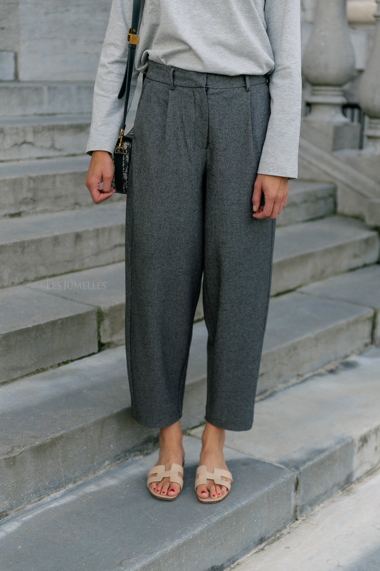SLFBarrel Alma HW pants black structure