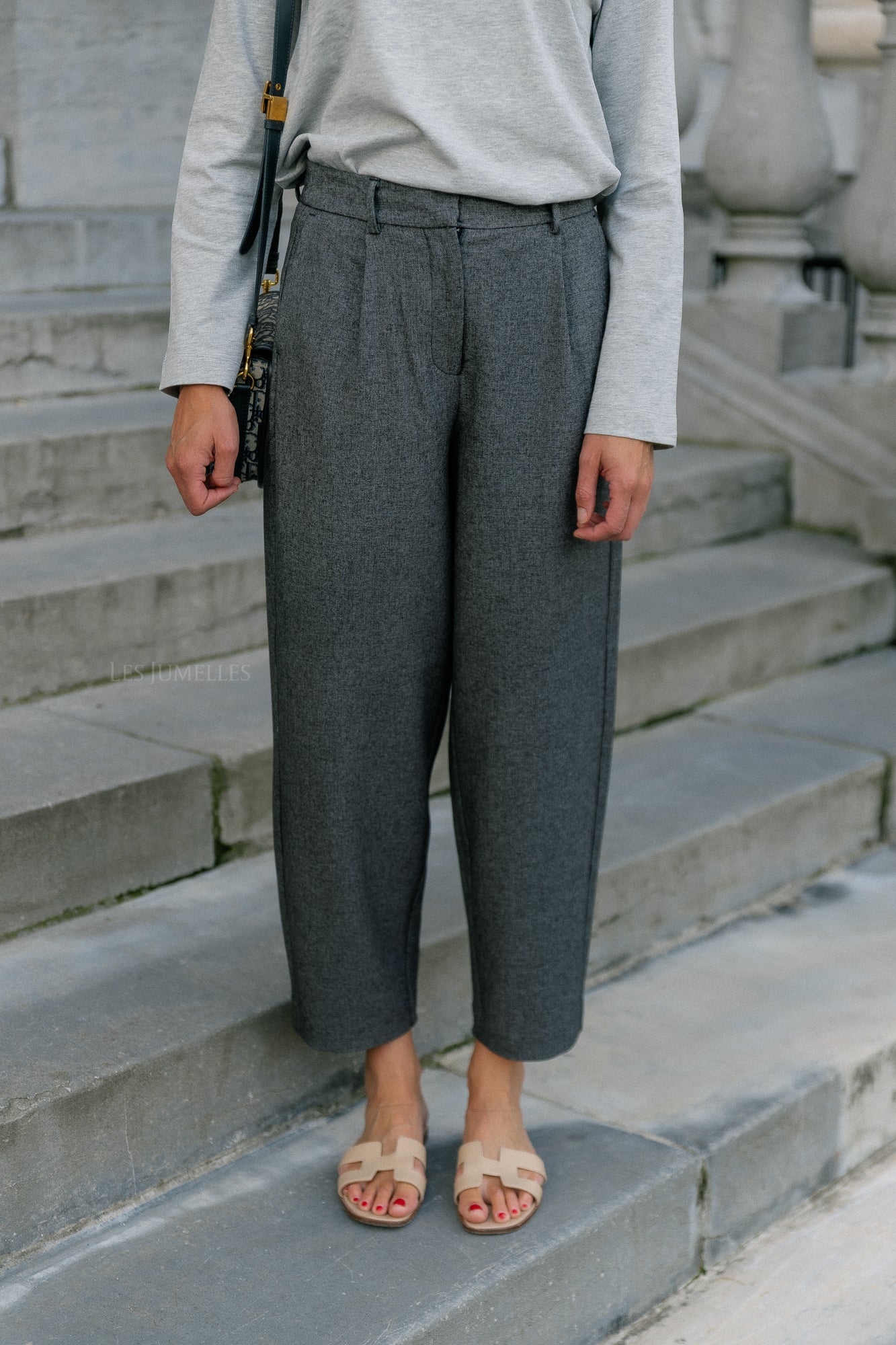SLFBarrel Alma HW pants black structure