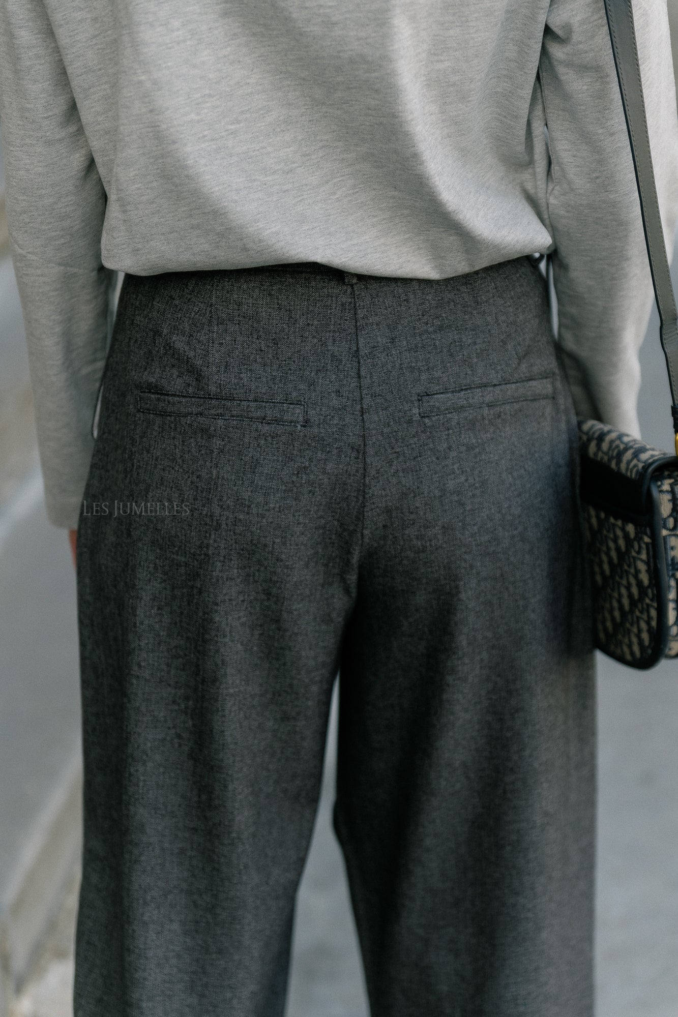 SLFBarrel Alma HW pants black structure