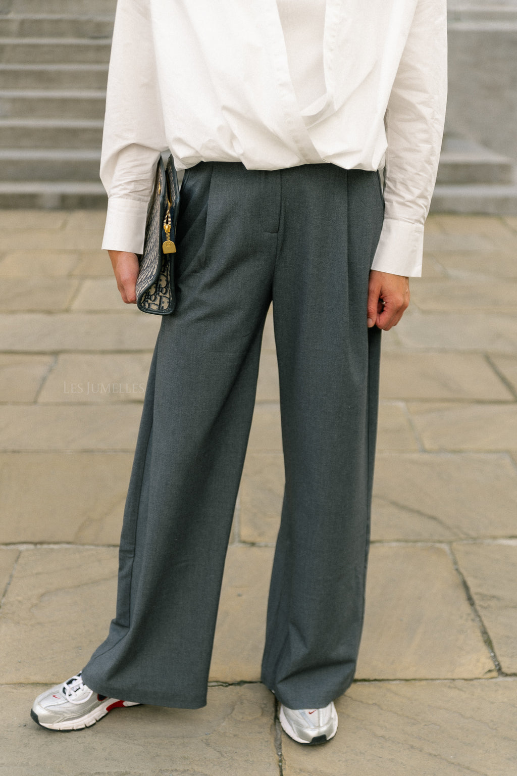 Jonas pants grey melange