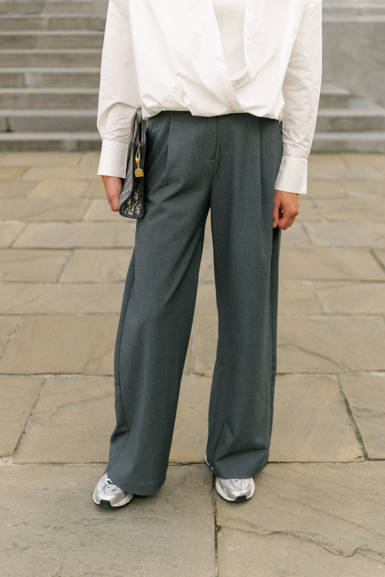 Jonas pants grey melange