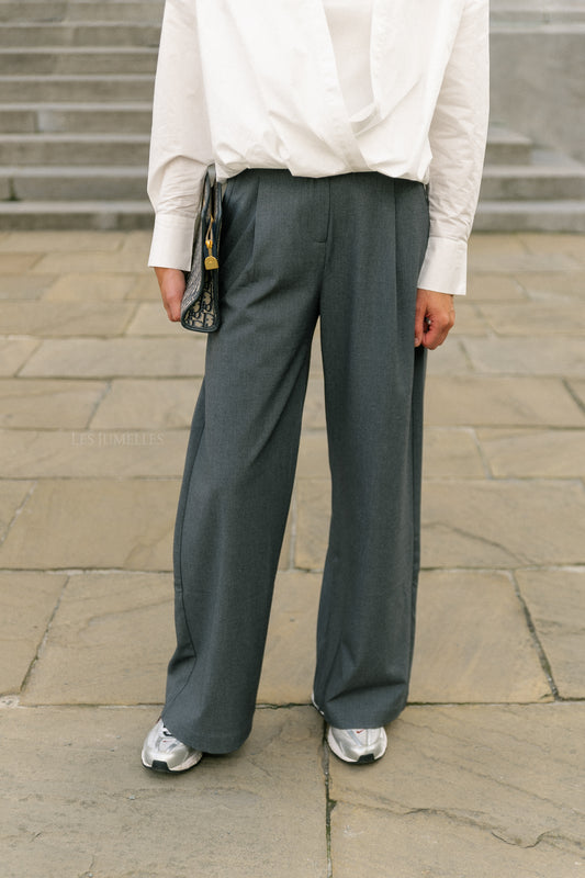Les Jumelles Jonas pants grey melange