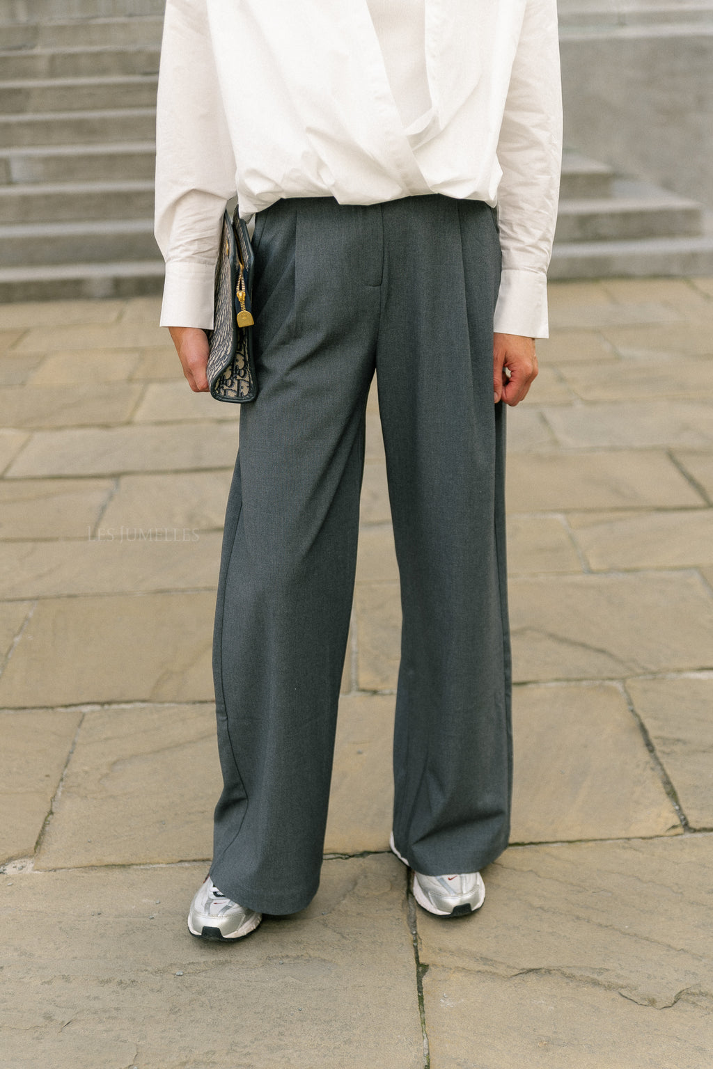 Jonas pants grey melange