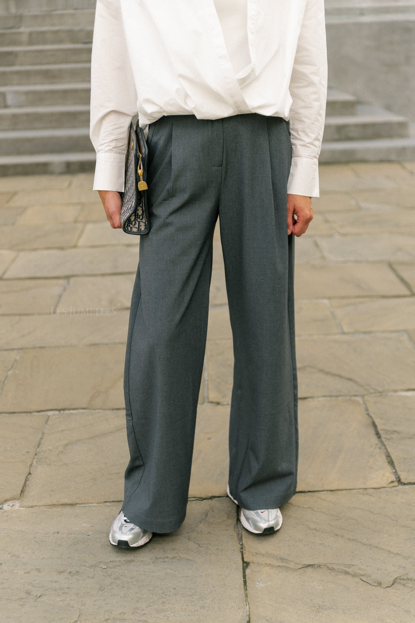 Jonas pants grey melange