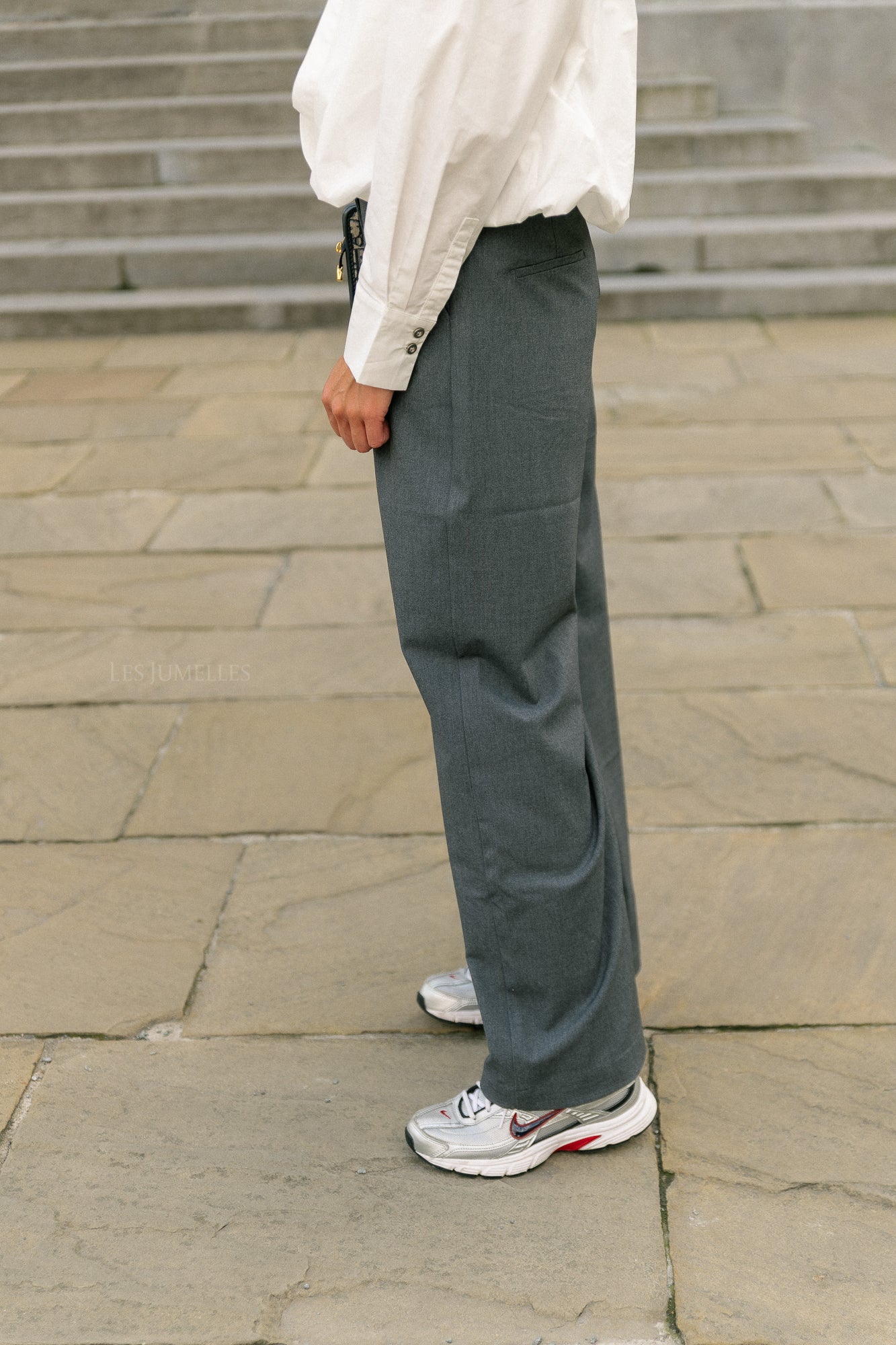 Jonas pants grey melange