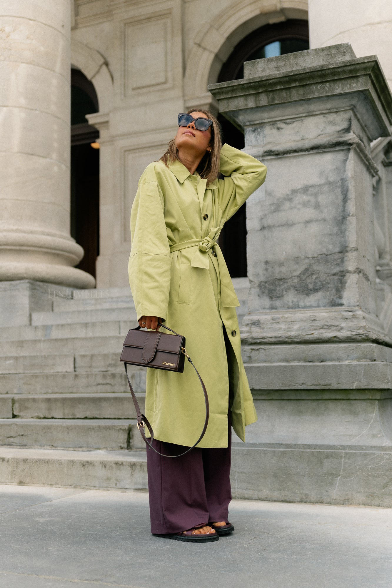 Sabeth coat leek green