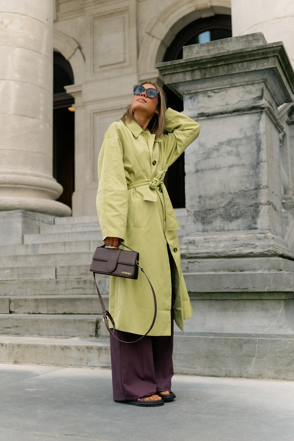 Sabeth coat leek green