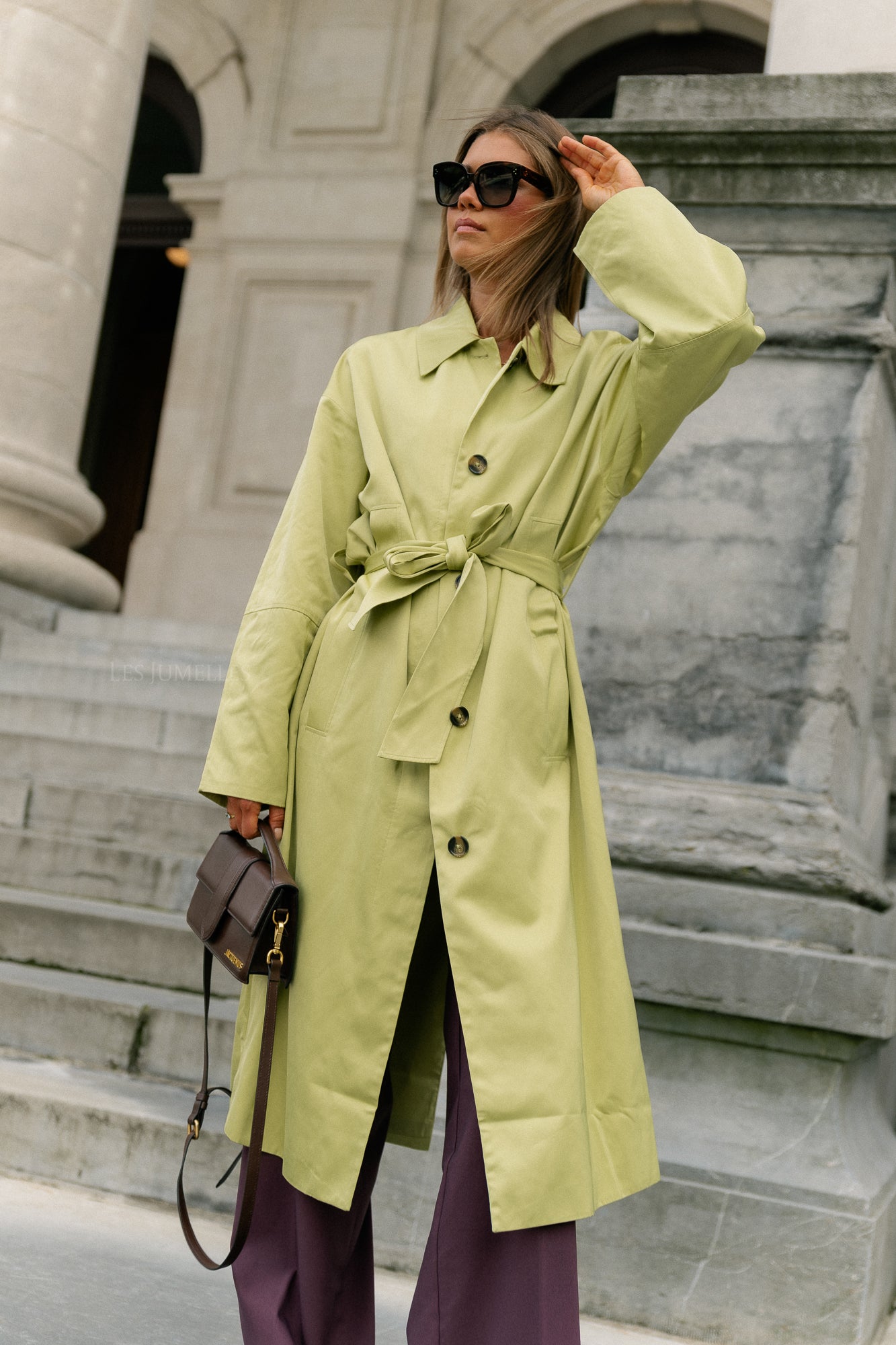 Sabeth coat leek green