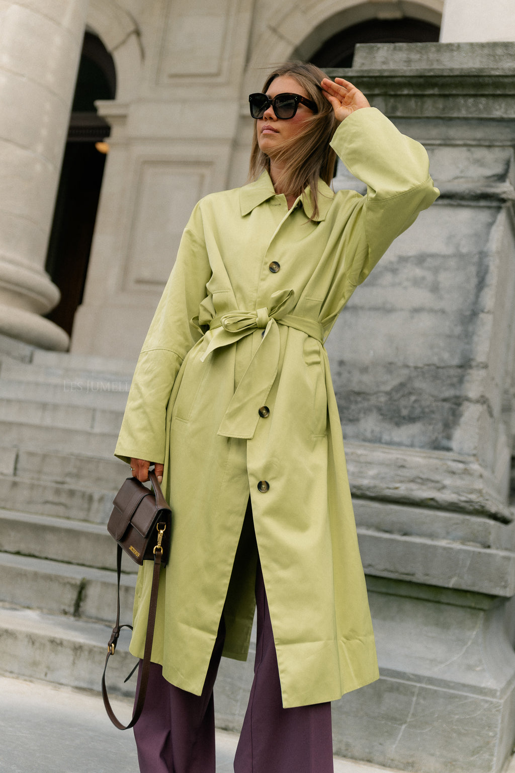 Sabeth coat leek green