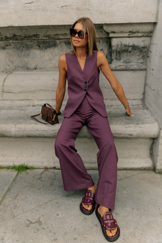 Les Jumelles Vanessa vest huckleberry