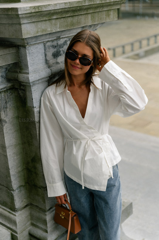Les Jumelles Lillith shirt optic white