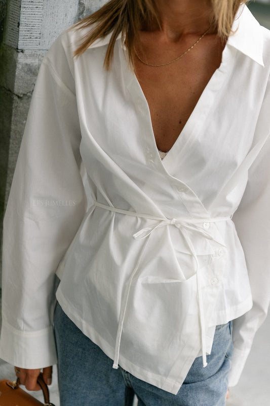 Les Jumelles Lillith shirt optic white