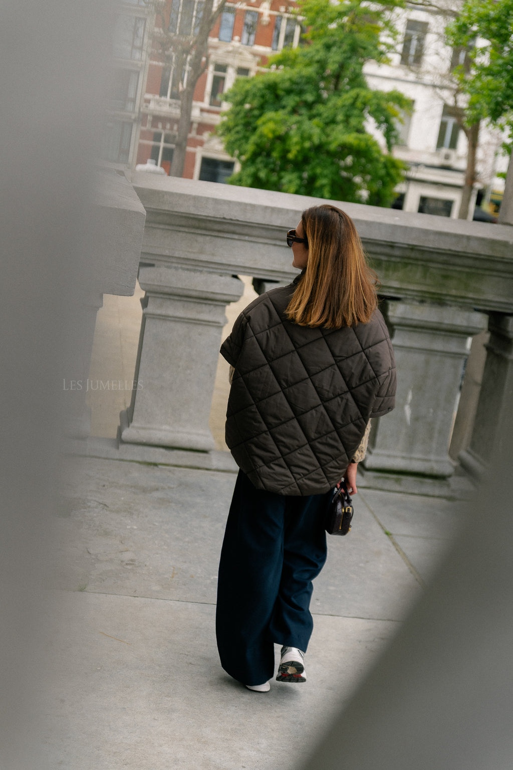 Naomy padded jacket dark brown