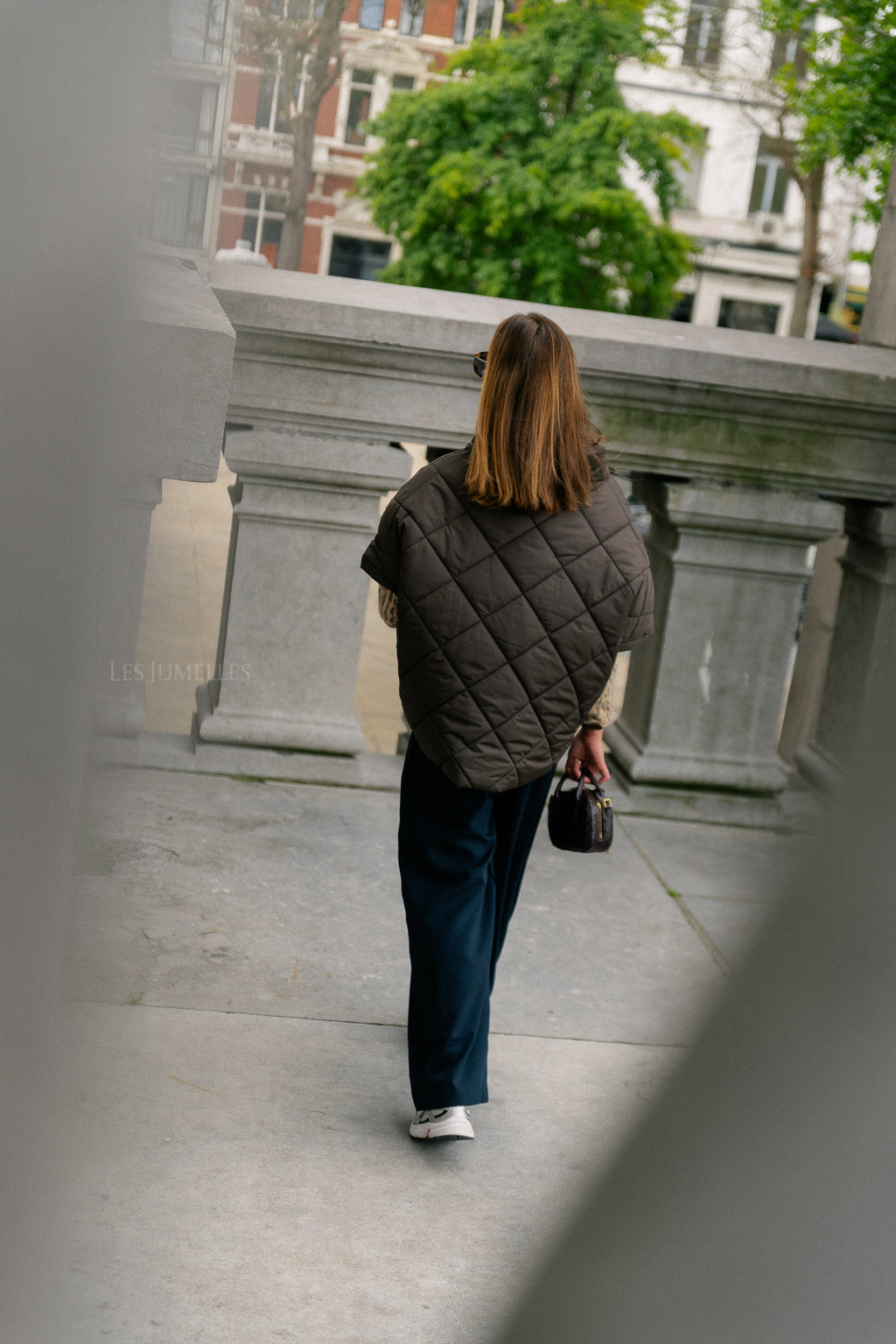 Naomy padded jacket dark brown