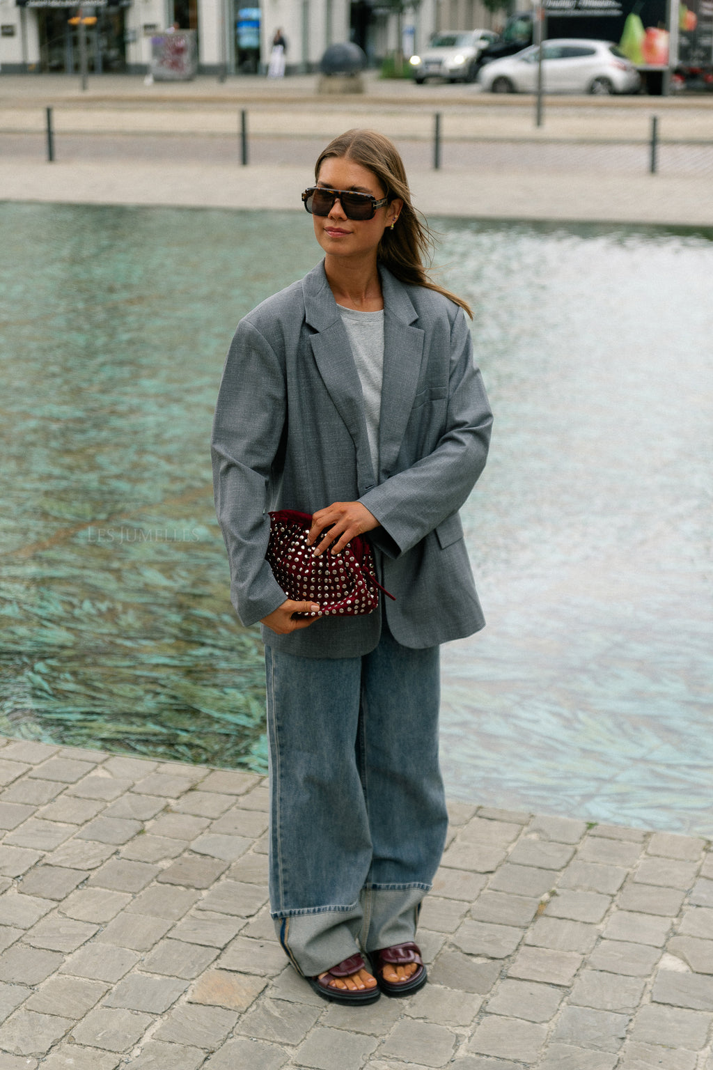 Arwen blazer grey melange