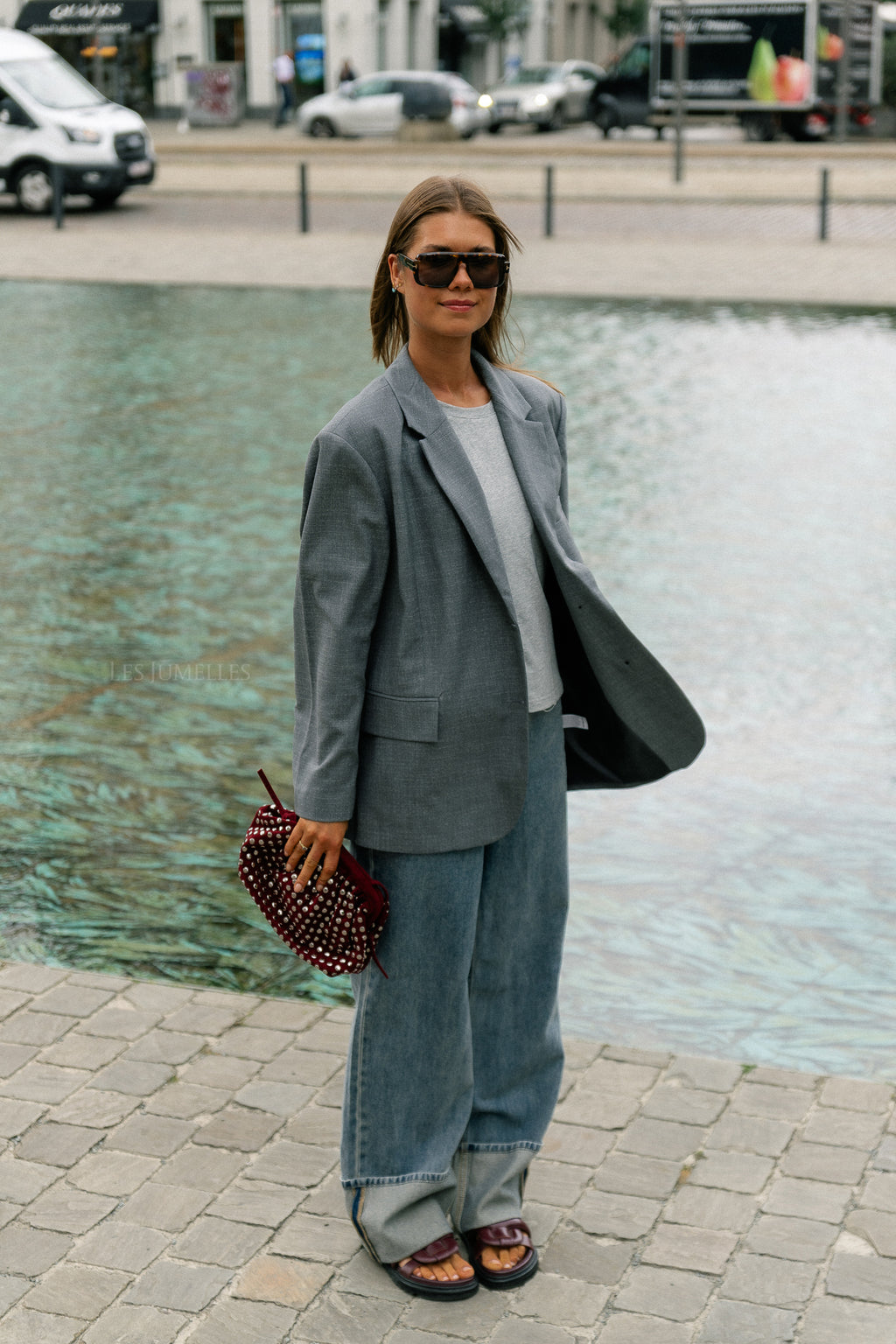 Arwen blazer grey melange