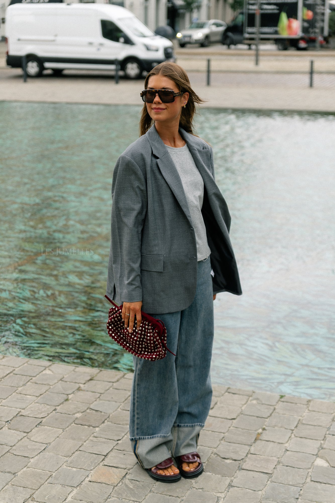 Arwen blazer grey melange