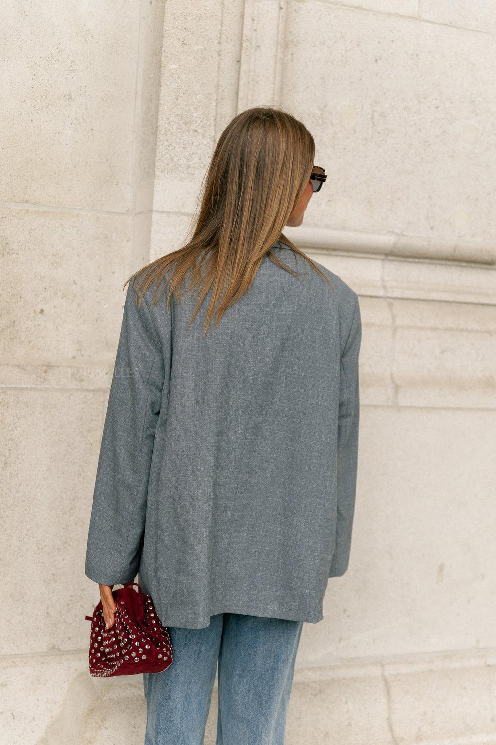 Arwen blazer grey melange