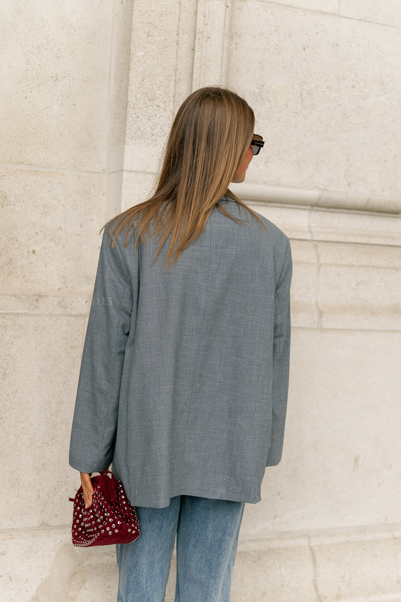 Arwen blazer grey melange