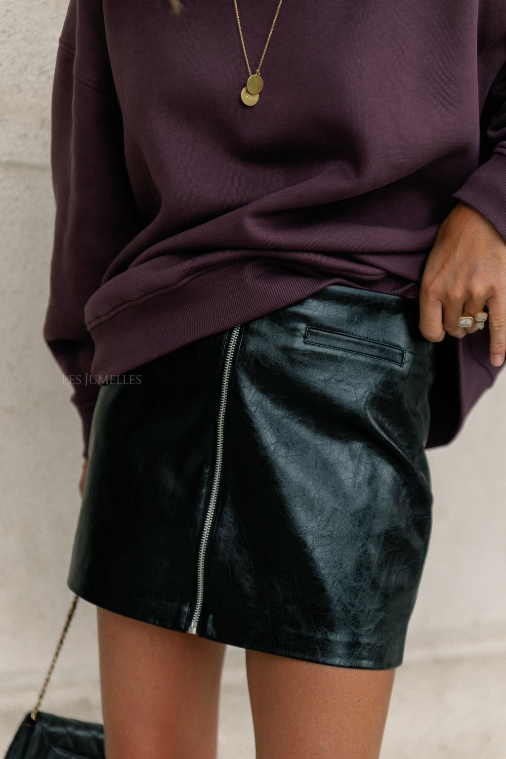 Qeena skirt black