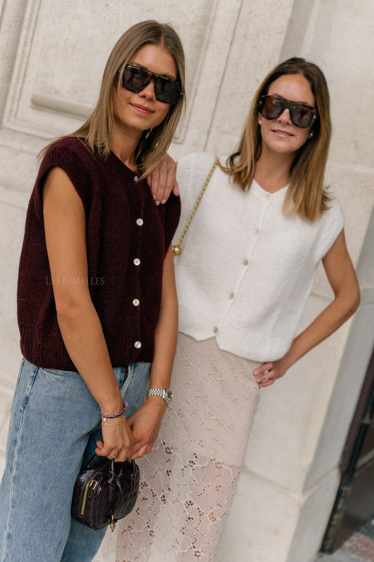 Les Jumelles Lynn SL cardigan ecru