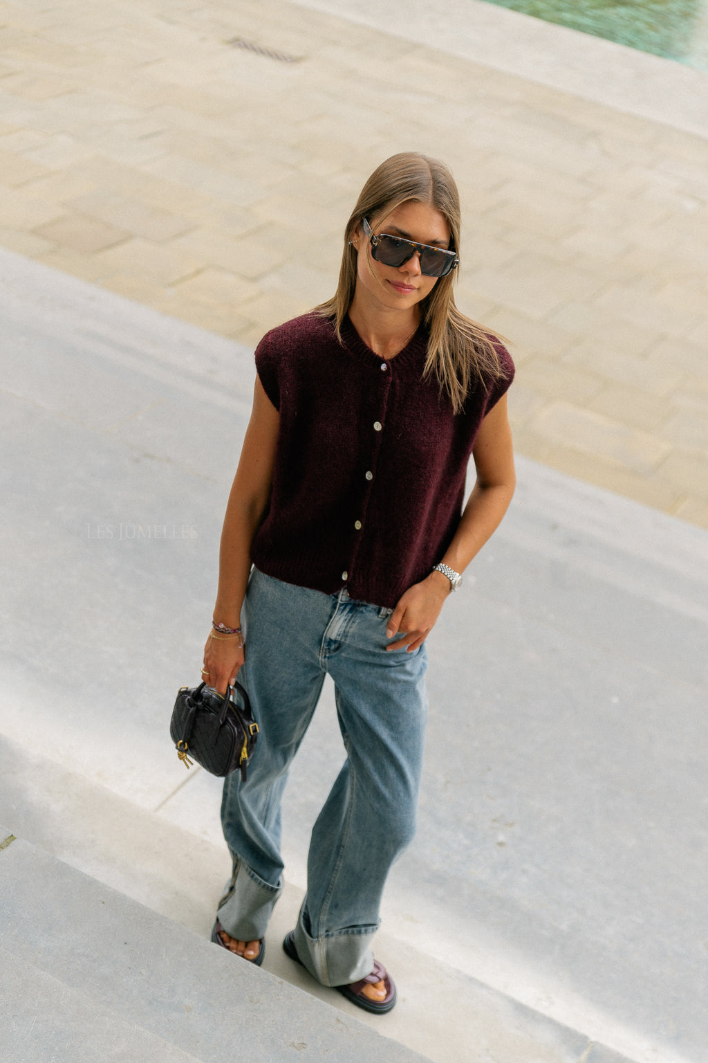 Lynn SL cardigan burgundy