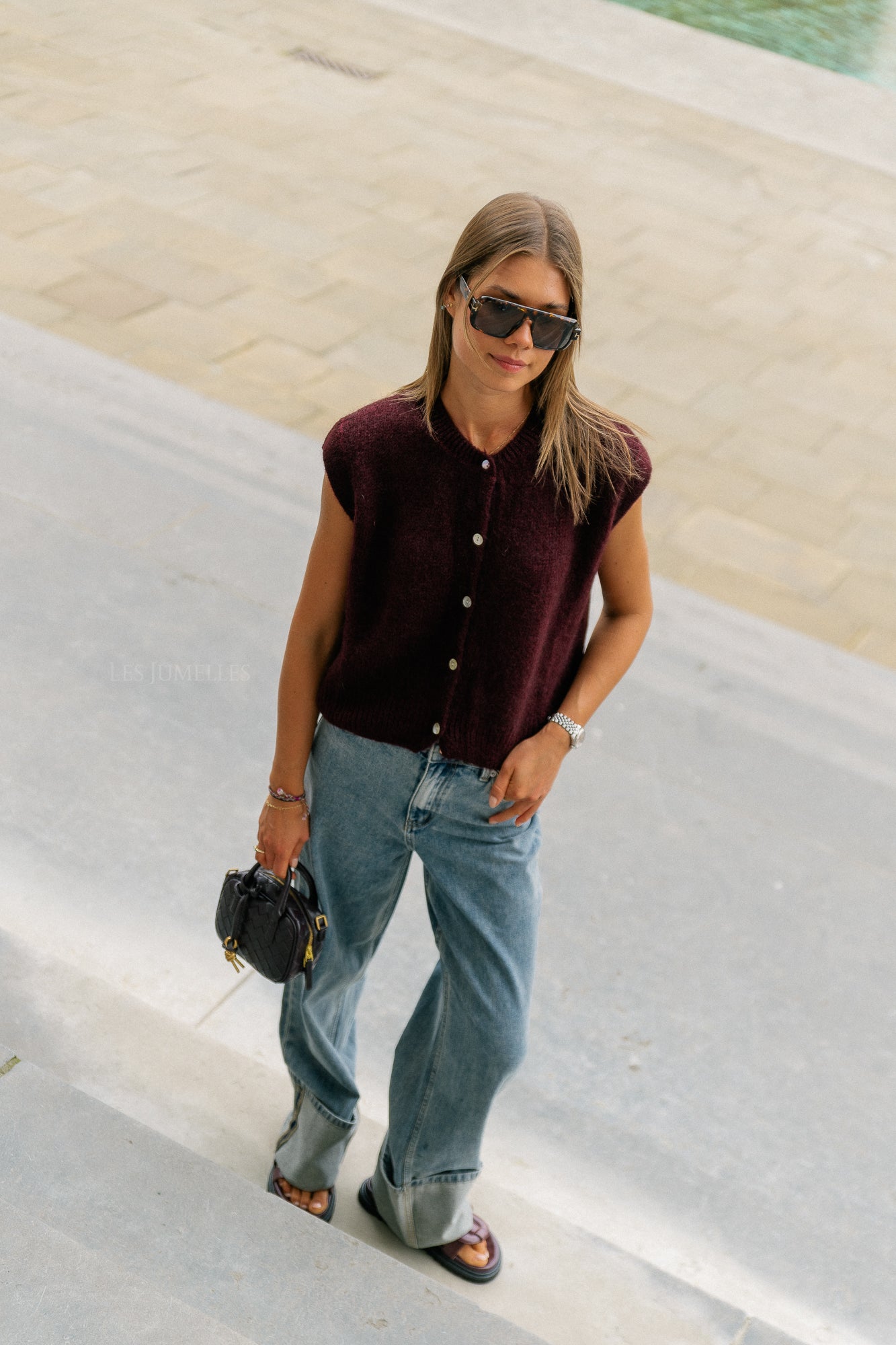 Lynn SL cardigan burgundy