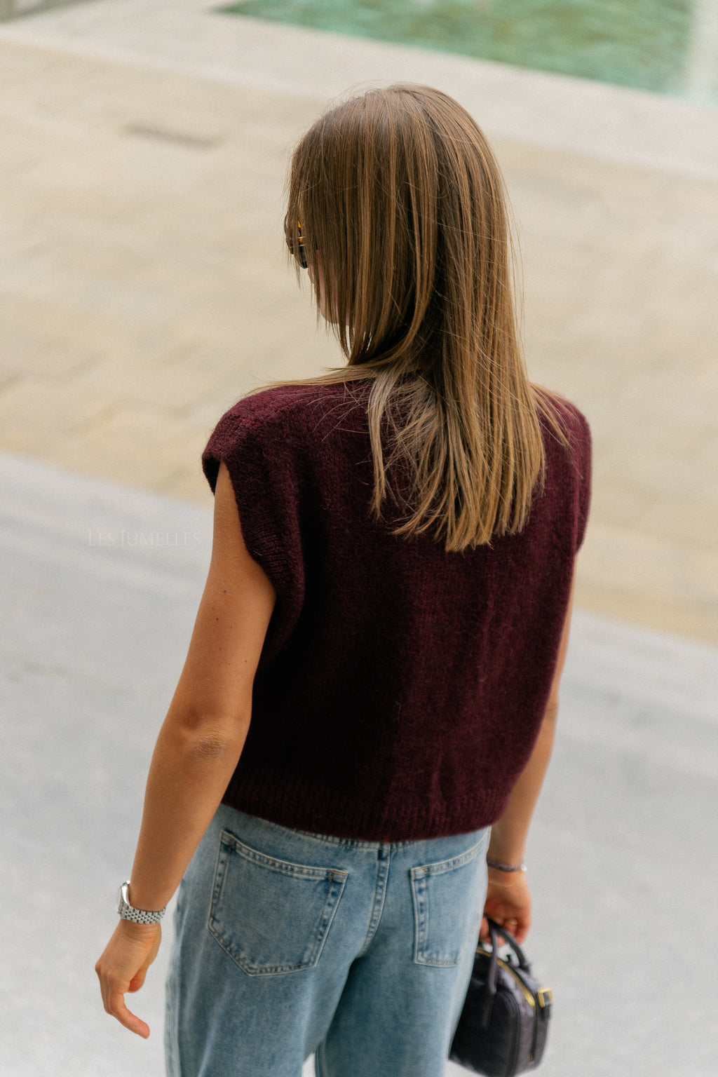 Lynn SL cardigan burgundy